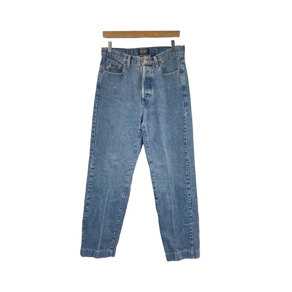 Vintage DKNY Jeans Medium Wash Taper Leg Womens Size 31 X 31 90’s